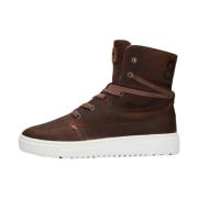 Hoge Sneakers Chess 3.0 HUB , Brown , Dames