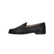 Zwarte Leren Loafers B01004 Inuovo , Black , Dames