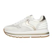 Maran Power Lage Sneakers Voile Blanche , Multicolor , Dames