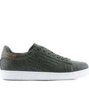 Camo Casual Sneaker Grijs Emporio Armani EA7 , Multicolor , Dames