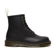 Zwarte Vegan Enkellaarsjes Dr. Martens , Black , Heren