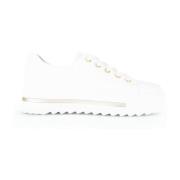 Witte Casual Veterschoenen Gabor , White , Dames