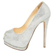 Pre-owned Fabric heels Giuseppe Zanotti Pre-owned , Gray , Dames
