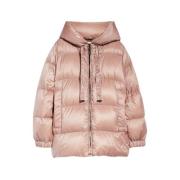 Stijlvolle Korte Pufferjas Max Mara , Pink , Dames