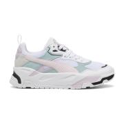 Witte Roze Vrijetijdssneakers Puma , Multicolor , Dames