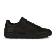 Zwarte Sneakers Ecub-1 voor Mannen Geox , Black , Heren