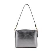 Metalen Crossbody Tas Pourchet Paris , Gray , Dames