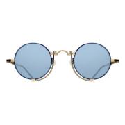 Gold/Blue Sunglasses 10601H Matsuda , Blue , Unisex