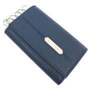 Pre-owned Leather wallets Bvlgari Vintage , Blue , Dames