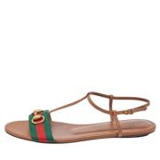 Pre-owned Leather sandals Gucci Vintage , Multicolor , Dames