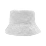 Monogram Nylon Bucket Hat White Misbhv , White , Unisex