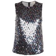 Pre-owned Silk tops Emilio Pucci Pre-owned , Black , Dames