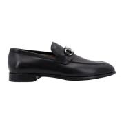 Zwarte Loafer Schoenen met Gancini Detail Salvatore Ferragamo , Black ...