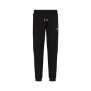 Zwarte Casual Sweatpants Emporio Armani EA7 , Black , Heren