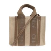 ‘Small Tote’ Shopper Tas Chloé , Beige , Dames