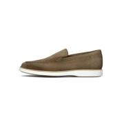 Heren Loafers 25117 Kameel Suède Magnanni , Brown , Heren