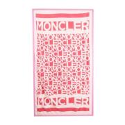 Roze Zee Kleding Logo-Print Handdoek Moncler , Multicolor , Dames
