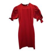 Pre-owned Cotton dresses Valentino Vintage , Red , Dames