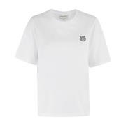 T-Shirts Maison Kitsuné , White , Dames