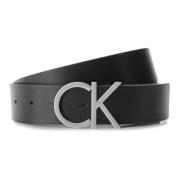Verstelbare Logo Riem Calvin Klein , Black , Dames