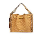 Crossbodytas met Kettinginleg en Kaartsleuven Michael Kors , Brown , D...