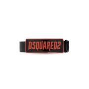 Leren riem Dsquared2 , Black , Heren