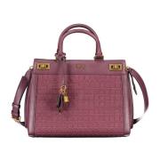 Paarse Elegante Handtas met Voldoende Opbergruimte Guess , Purple , Da...