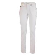 Skinny Dames Jeans Katoen Elastaan Just Cavalli , White , Dames