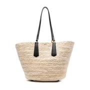 Beige Voyager Tote Bag Max Mara , Beige , Dames