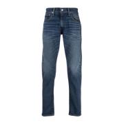 Blauwe Straight Jeans voor Mannen Polo Ralph Lauren , Blue , Heren