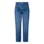 Denim Straight Jeans voor Vrouwen Pepe Jeans , Blue , Dames