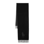 Zwarte Winter Sjaal voor Vrouwen Polo Ralph Lauren , Black , Dames