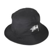 Stijlvolle Bucket Hat voor Grote Voorraad Stüssy , Black , Heren