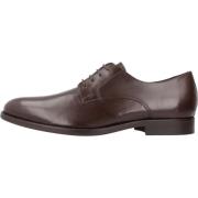 Klassieke Hampstead Business Schoenen Geox , Brown , Heren