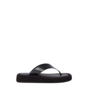 Sandals The Row , Black , Dames