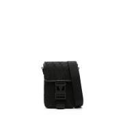 Iconographe Messenger Tas Valentino Garavani , Black , Heren