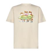 Stijlvolle T-shirts en Polos Maison Kitsuné , Beige , Heren
