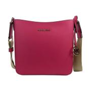 Saffiano Leren Schoudertas Michael Kors , Pink , Dames