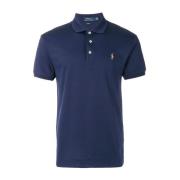 Blauwe Gebreide Polo Shirt Polo Ralph Lauren , Blue , Heren