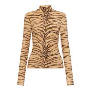 Top met dierenmotief Stella McCartney , Beige , Dames