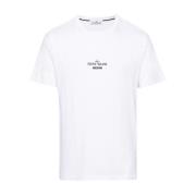 Print T-shirt met korte mouwen Stone Island , White , Heren