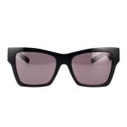 Moderne zonnebril zwart frame grijze lenzen Givenchy , Black , Dames