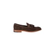 Bruine heren mocassin met teen detail Tagliatore , Brown , Heren