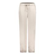 Comfortabele rechte pijp aantrekbroek Betty & Co , Beige , Dames