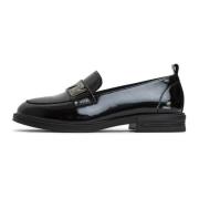 Elegante Block Heels Loafers - Zwart Cesare Gaspari , Black , Dames