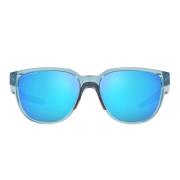 Blauwe Spiegelende Zonnebril Actuator Stijl Oakley , Blue , Unisex