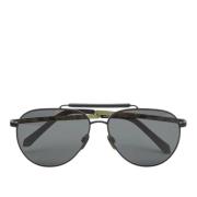 Pre-owned Metal sunglasses Burberry Vintage , Black , Dames