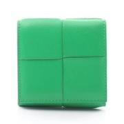 Pre-owned Leather wallets Bottega Veneta Vintage , Green , Dames