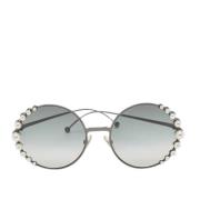 Pre-owned Metal sunglasses Fendi Vintage , Black , Dames