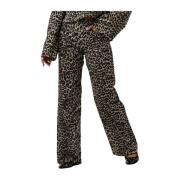Leopard Print Mom Jeans Harper & Yve , Multicolor , Dames